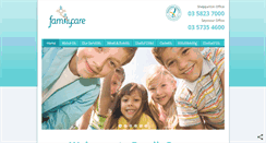 Desktop Screenshot of familycare.net.au